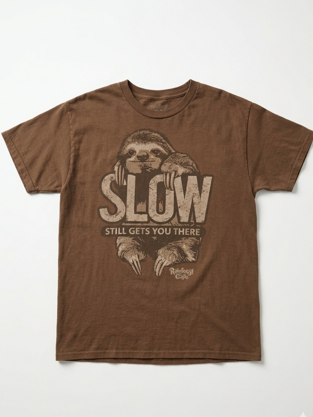 Rainforest Cafe Sloth 100% Cotton Shirt XXL